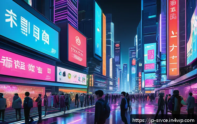 역메타버스와 NFT의 상관관계 - A futuristic digital metropolis inside a metaverse platform showcasing a vibrant, reverse-flow digit...